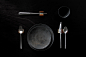 Poise : Laser sintered titanium cutlery, designed for beauty over efficiency.