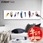 羽毛画北欧装饰画床头抽象卧室挂画简约客厅画沙发背景墙画帆布画-tmall.com天猫