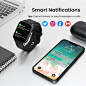 Amazon.com: Haylou Smart Watch for Android iOS Phones, 1.69" Touch Screen Smart Watches for Men Women with 12 Sport Modes, Fitness Tracker with Heart Rate Blood Oxygen Sleep Monitor IP68 Waterproof Fitness Watch : Electronics