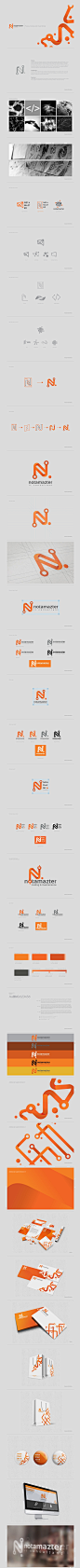 Notamazter视觉识别Behance