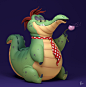 Ran, the Alligator : Cg model based on a design by Jennifer Wood <a class="text-meta meta-link" rel="nofollow" href="<a class="text-meta meta-link" rel="nofollow" href="http://artofjwood.com/"&a