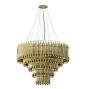 Matheny Sculptural Suspension Lamp | DelightFULL : Ideal for a classic living room with a modern touch, Matheny stilnovo suspension lamp came to reinvent classic designs.