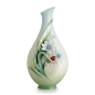 Franz Porcelain Ladybug Small Vase. Dimensions (L x W x H Inch): 3 x 2-3/4 x 6-1/8. UPC: 810524018678.