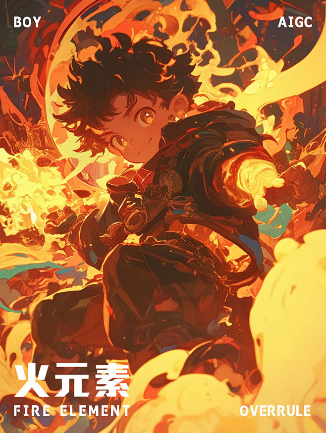 火元素小男孩