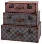 Ski Lodge Suitcase, Set Of 3 traditional-decorative-boxes