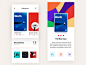 杂志收集应用程序设计ui，ux