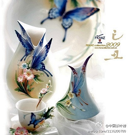 【中国法兰瓷，新的骄傲】立体式的茶具,这...