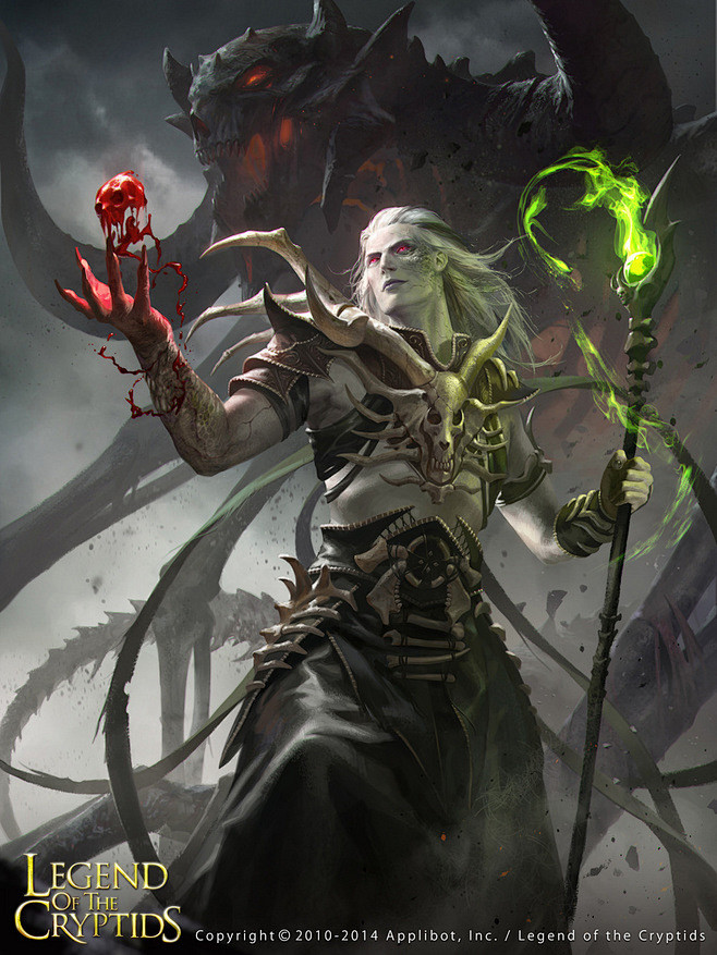 西幻cg插画 魔幻 奇幻人物