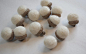 Lot of 10 Ivory Felt Acorns, Felt Acorns, Felt balls, Winter white felt acorns, Fall Decor, Autumn Decor, Bowl Filler, Rustic Fall decor : These acorns are made with 100% wool felt balls and real, natural acorn tops. You will receive 10 acorns.  These are