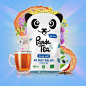 茶 电商 微商 包装设计 参考 卡通 茶饮 茶叶 茶道 时尚 熊猫 设计 创意 TEA