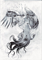 #tattoo##纹身##图案#phoenix tattoo - is that smoke rising?: 