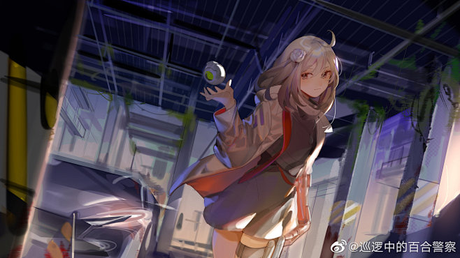 巡逻中的百合警察的照片 - 微相册