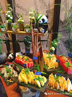 粑粑说的对采集到冷餐台