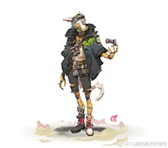 Sergi Brosa个性人设作品，很特别的感觉造型，颜色搭配都很值得参考~ ​​​​