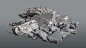 Concrete Debris by David Edwards : Demolished Concrete Rubble 3D modelA pile of concrete rubble and debris lovingly hand crafted in zbrush and painted in Substance Painter. This pile of debris comes complete with maps and shaders; ready to render in 3ds M