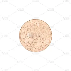 粉饼容器，隔离于白色表面