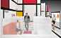 PwC Stand, Mondrian style, for Interform Design Spb on Behance