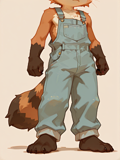 火箭浣熊采集到furry