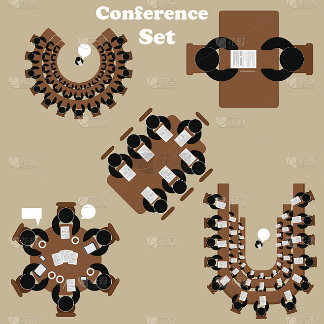 矢量会议，会议图标设置