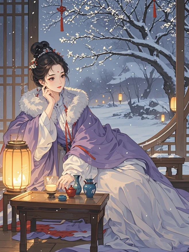 雪中伴酒解千愁 - 小红书