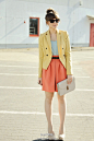 Blazer, skirt, clutch - Reserved Top (dress, sunglasses - H&M Heels - Czasnabuty Rings - H&M and a gift