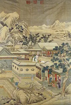 各种「岁朝图」，看看古人怎么过春节_中国传统文化社区_才府