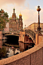 Two Bridges, St. Petersburg, Russia