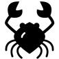 巨蟹座星座符号图标