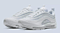 #KIKSGirl# Nike Air Max 97 新配色，以白色与浅蓝色打造清新鞋款，预计将在下月发售@NikeSportswear ​​​​