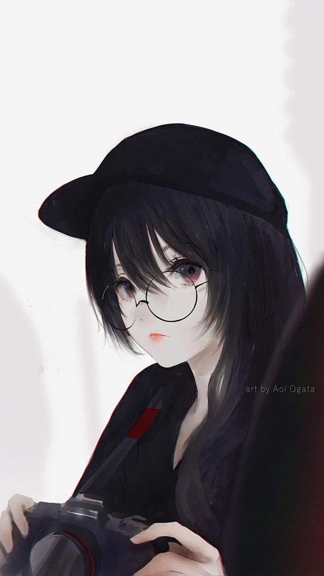 插画师aoiogata暗黑cg作品全集高冷帅气动漫女生壁纸hd高清