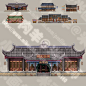 古风像素场景横板_小肉羊的奇幻世界__插画师作品_涂鸦王国gracg.com