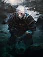 Witecher3 Geralt , MICHAEL CHANG : Fan art for Witcher3 Geralt