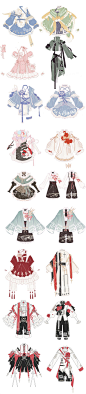 画的100多件小衣服，应该画了150多件，都是定… - 半次元 - ACG爱好者社区