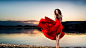 People 1920x1080 women red dresses