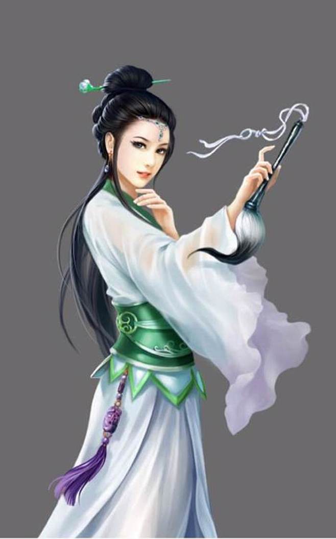 古风插画唯美手绘橙光背景玄幻人物立绘侵权致歉