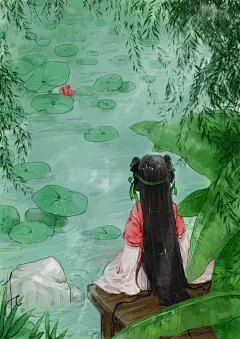 至夏去-YJC小怪兽__涂鸦王国插画