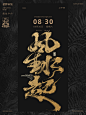书法字设计风生水起