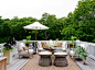 What wood/product is the deck and white rail made of? - Houzz