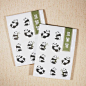 日本大创进口和风日式信纸便签纸便条标签留言可爱熊猫控澳门代购-淘宝网