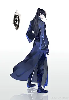#国人画师推荐#@HAloggz   笔下的人物皆衣袂翩翩，神态气质满分！#魔道祖师#立绘群像帅炸！【更多TA的美图戳】O网页链接 ​​​​