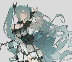 老花豹采集到初音未来