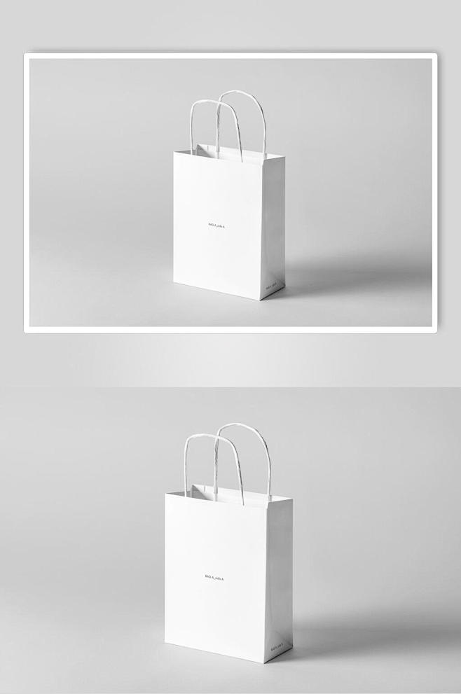 简约礼品袋纸袋样机
