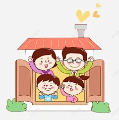 窗前的一家人 融洽 血缘 血缘关系 元素 免抠png 设计图片 免费下载 页面网页 平面电商 创意素材