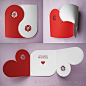Valentine Heart Card, Gift Box, Chipboard, Balls, and Banner Decorations (SVG, DXF, Studio, PDF Files). $5.00, via Etsy.