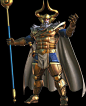 an image of a man in armor holding a staff