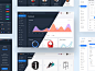 后台后台管理系统UI设计界面设计dashboard
