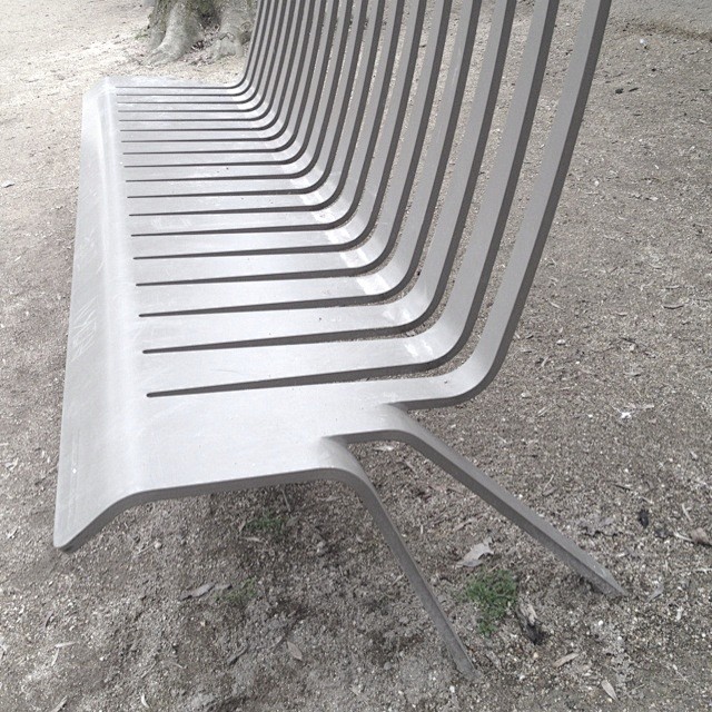 Banc du jardin des p...