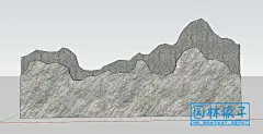 SU302新中式景观石头太湖石叠石片石假山置石景石庭院园林SU模型-淘宝网
