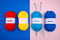 Paintbox Yarns : LoveKnitting and LoveCrochet (also known as LoveCrafts) asked us to work on the concept and branding for their new budget range of Wool allowing for customers to buy large numbers of colours and different types of yarns.The aim was to cre