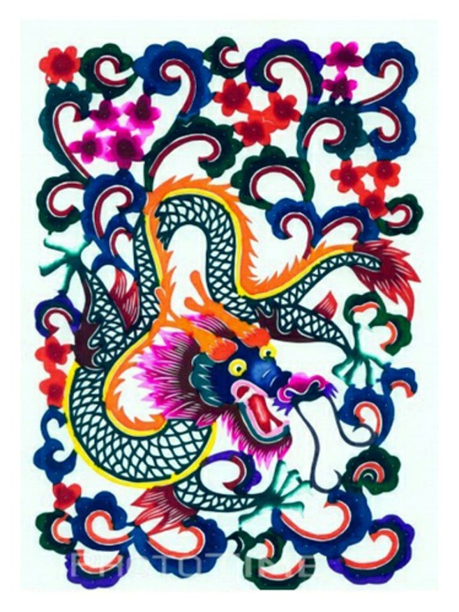 彩绘十二生肖龙